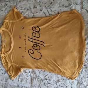 Maurices yellow tee